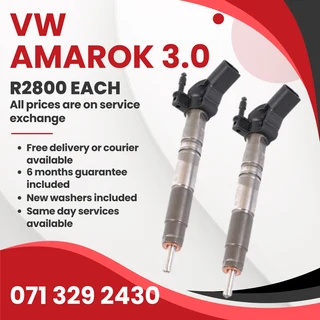 Vw Amarok 2.0 Injectors For Sale With Warranty