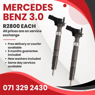 Mercedes Benz 3.0 Injectors For Sale With Warranty