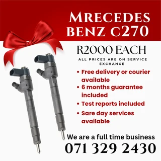 Mercedes Benz C270 Diesel Injectors For Sale With Warranty