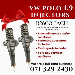 Vw Polo 1.9 Diesel Injectors For Sale With Warranty