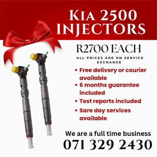 Kia 2500 Diesel Injectors For Sale With Warranty