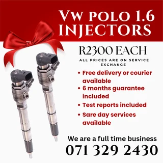 Vw Polo 1.6 Injectors For Sale With Warranty