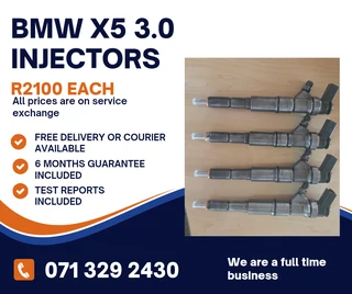Bmw X5 3.0 Diesel Injectors For Sale With Warranty