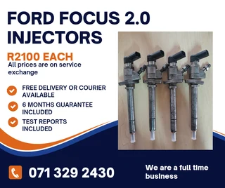 Ford Focus 2.0 Injectors For Sale With Warranty