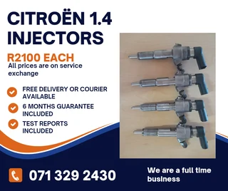 Citroen 1.4 Diesel Injectors For Sale With Warranty