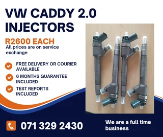 Vw Caddy 2.0 Injectors For Sale With Warranty