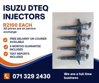 Isuzu Dteq Injectors For Sale With Warranty