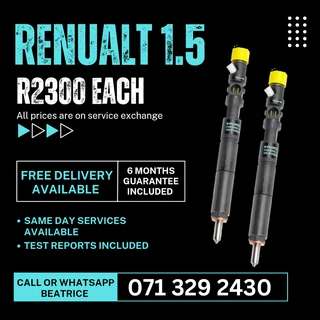 Renualt Kangoo 1.5 Diesel Injectors For Sale With Warranty