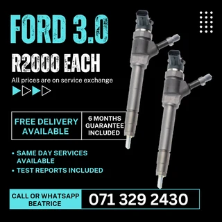 Ford Ranger 3.0 Injectors For Sale With Warranty