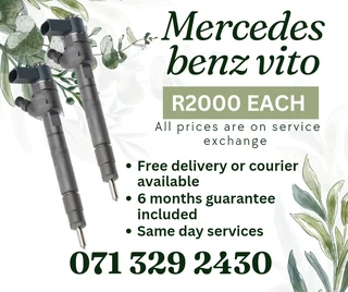 Mercedes Benz Vito Injectors For Sale With Warranty