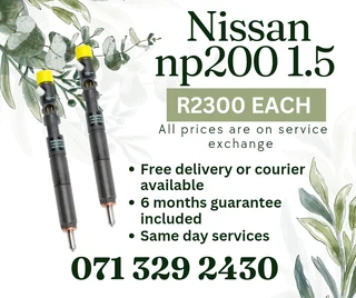 Nissan Np200 1.5 Diesel Injectors For Sale With Warranty