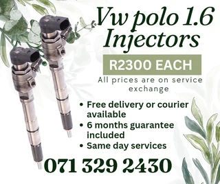 Vw Polo 1.6 Injectors For Sale With Warranty
