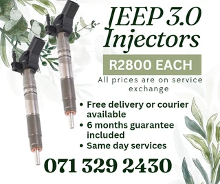 Jeep 3.0 Diesel Injectors For Sale With Warranty