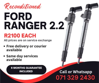 Ford Ranger 2.2 Injectors For Sale With Warranty