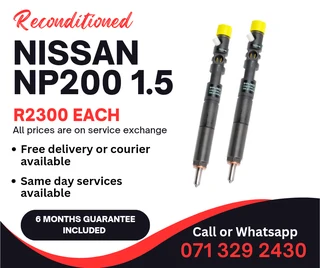 Nissan Np200 1.5 Injectors For Sale With Warranty