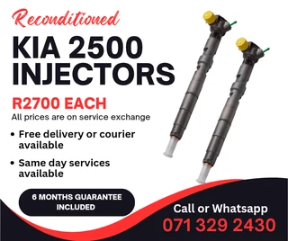 Kia 2500 Injectors For Sale With Warranty