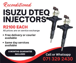 Isuzu Dteq Injectors For Sale With Warranty