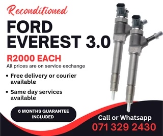 Ford Everest 3.0 Injectors For Sale With Warranty