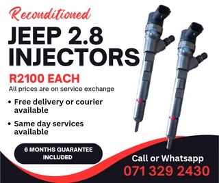 Jeep 2.8 Injectors For Sale With Warranty