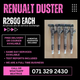 Renualt Duster 1.5 Injectors For Sale With Warranty