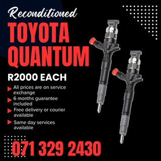 Toyota Quantum Injectors For Sale With Warranty