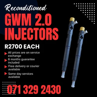 Gwm 2.0 Injectors For Sale With Warranty