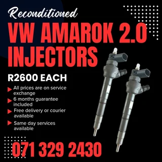 Vw Amarok 2.0 Injectors For Sale With Warranty