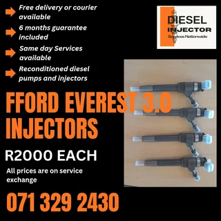 Ford Everest 3.0 Injectors For Sale With Warranty