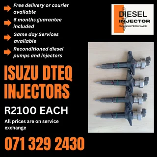 Isuzu Dteq Injectors For Sale With Warranty