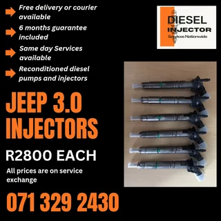 Jeep 3.0 Injectors For Sale With Warranty