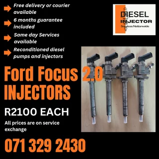 Ford Focus 2.0 Injectors For Sale With Warranty