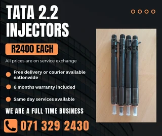 Tata 2.2 Injectors For Sale With Warranty On