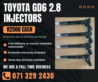 Toyota Gd6 2.8 Diesel Injectors For Sale With Warranty