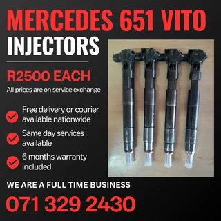 Mercedes Benz Vito 651 Diesel Injectors For Sale With Warranty
