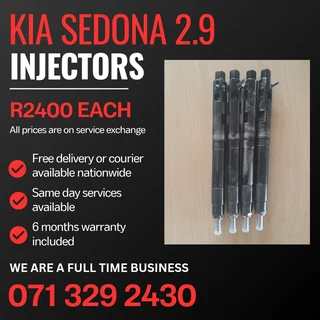 Kia Sedona 2.9 Injectors For Sale With Warranty