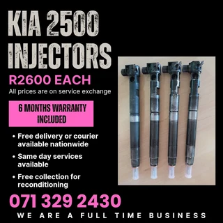 Kia 2500 Diesel Injectors For Sale With Warranty