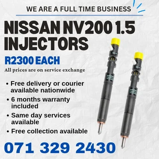 Nissan Nv200 1.5 Diesel Injectors For Sale With Warranty