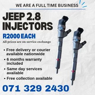 Jeep 2.8 Diesel Injectors For Sale With Warranty