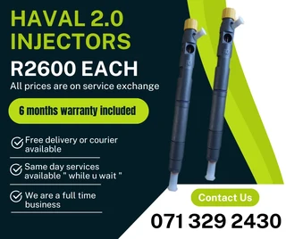 Haval 2.0 Injectors For Sale With Warranty