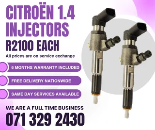 Citroën C3 1.4 Diesel Injectors For Sale With Warranty