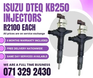 Isuzu Dteq Kb250 Injectors For Sale With Warranty