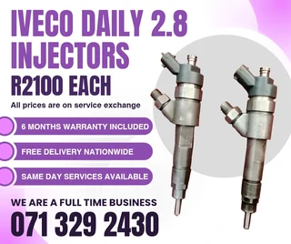Iveco Daily 2.8 Diesel Injectors For Sale With Warranty