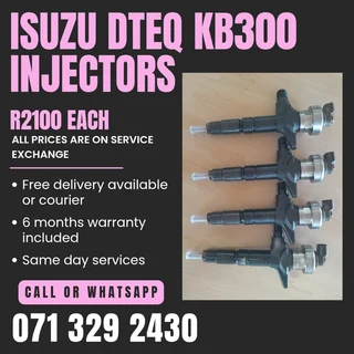Isuzu Dteq Kb300 Injectors For Sale With Warranty