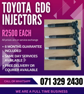 Toyota Gd6 2.8 Injectors For Sale With Warranty