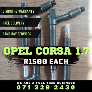 Opel Corsa 1.7 Injectors For Sale With Warranty