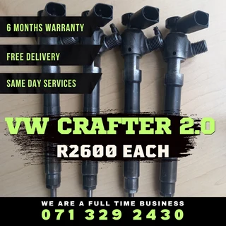 Vw Crafter 2.0 Diesel Injectors For Sale With Warranty