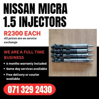 Nissan Micra 1.5 Diesel Injectors For Sale With Warranty
