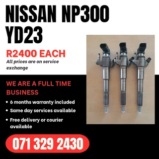 Nissan Np300 Yd23 Injectors For Sale With Warranty