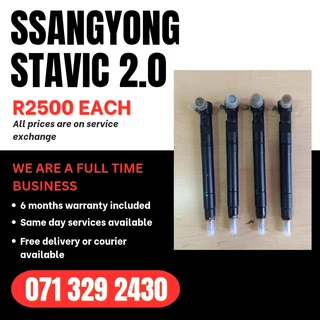 Ssangyong Stavic 2.0 Injectors For Sale With Warranty