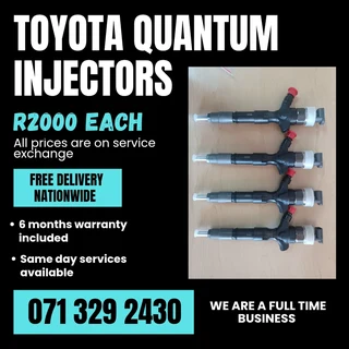 Toyota Quantum Diesel Injectors For Sale With Warranty